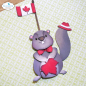 Preview: Elizabeth Craft Designs - Stanzschalone "Jack the Beaver" Dies