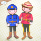 Preview: Elizabeth Craft Designs - Stanzschalone "Peter the Mountie" Dies