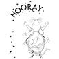 Preview: Pink Ink Designs - Stempelset "Hooray mouse" Clear Stamps