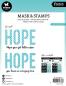 Preview: Studio Light - Schablone & Stempel "Hope Sentiments " Stencil & Clear Stamps