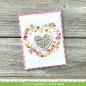 Preview: Lawn Fawn - Schablone "Heart Wreath Lawn Clippings" Stencil