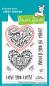 Preview: Lawn Fawn - Stanzschablone "Magic Heart Messages" Dies