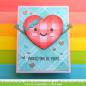 Preview: Lawn Fawn - Stanzschablone "Stitched Happy Heart" Dies