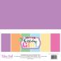 Preview: Echo Park - Cardstock "Make A Wish Birthday Girl" Coordinating Solids Paper 12x12 Inch - 6 Bogen 