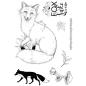 Preview: Pink Ink Designs - Stempelset "Foxtastic" Clear Stamps