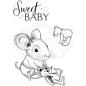 Preview: Pink Ink Designs - Stempelset "Baby Mouse" Clear Stamps