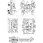 Preview: Pink Ink Designs - Stempelset "Decorative Sentiments" Clear Stamps