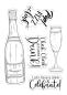 Preview: Gemini - Stempel & Stanze "Champagne Celebrations " Expressions Stamp & Dies 