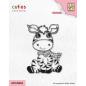 Preview: Nellie Snellen - Stempelset"Zebra" Clear Stamps Cutie