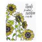 Preview: Spellbinders - Buchdrucktechnik "Sunflower Field" Press Plate