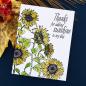 Preview: Spellbinders - Buchdrucktechnik "Sunflower Field" Press Plate