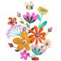 Preview: Sizzix - Stanzschablone "Fabulous Bold Flora" Thinlits Craft Dies by Debi Potter