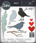 Preview: Sizzix - Stanzschablone "Vault Lovebirds" Thinlits Craft Dies by Tim Holtz