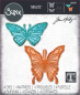 Preview: Sizzix - Stanzschablone "Vault Scribbly Butterfly" Thinlits Craft Dies by Tim Holtz