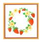 Preview: Sizzix - Schablone "Strawberry Wreath" Layered Stencil Design by Jennifer Ogborn