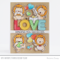 Preview: My Favorite Things - Stanzschablone & Stempelset "Lovely Lions" Die-namics & Clear Stamps