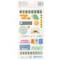 Preview: American Crafts - Aufkleber "Coast-to-Coast" Thickers Phrase Foil Sticker