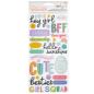 Preview: American Crafts - Aufkleber "Cool Girl" Thickers Phrase Sticker