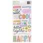 Preview: American Crafts - Aufkleber "Cool Girl" Thickers Phrase Sticker