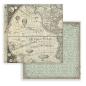 Preview: Stamperia - Designpapier "Voyages Fantastiques" Paper Pack 8x8 Inch - 10 Bogen