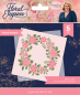 Preview: Crafters Companion - Schablone "Floral Wreath" Stencil