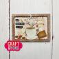 Preview: Craft & You Design - Stanzschablone "ATC Frame with a Cup of Coffee" Dies