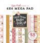 Preview: Echo Park - Designpapier "Special Delivery Baby Girl" Cardmakers Mega Pad 6x6 Inch -  Bogen