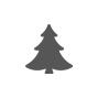 Preview: Vaessen Creative - Motivstanzer "Tannenbaum 15x14mm"