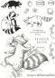 Preview: Pink Ink Designs - Stempelset "Macaroon Racoon" Clear Stamps