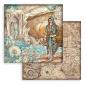 Preview: Stamperia - Designpapier "Sir Vagabond in Fantasy World" Paper Pack 12x12 Inch - 10 Bogen