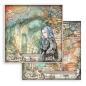 Preview: Stamperia - Designpapier "Sir Vagabond in Fantasy World" Paper Pack 8x8 Inch - 10 Bogen