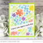 Preview: My Favorite Things - Schablone 4 1/2x6 Inch "Diagonal High/Low Strip" Stencil