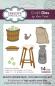 Preview: Creative Expressions - Stanzschablone "Rustic Homestead Kitchen Stool" Craft Dies Design by Sam Poole