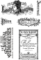 Preview: Creative Expressions - Stempelset "Mode De La Paris" Clear Stamps 6x8 Inch Design by Taylor Made Journals