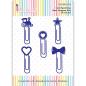 Preview: Dress My Craft - Stanzschablone "Cute Paper Clips" Dies