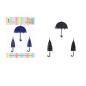 Preview: Dress My Craft - Stanzschablone "Umbrellas" Dies