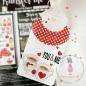 Preview: Dress My Craft - Transfer Aufkleber "Cupid & Hearts" Rub-On A4