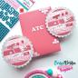 Preview: Carlijn Design - Stanzschablone "ATC Coin Circles + Envelope" Dies 