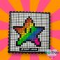 Preview: Carlijn Design - Stanzschablone "Graph Paper 5 mm Pixel Art" Dies 