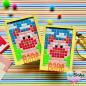 Preview: Carlijn Design - Stanzschablone "Graph Paper 5 mm Pixel Art" Dies 