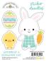 Preview: Doodlebug Design - Aufkleber "Bunny & Friends" Doodle Sticker