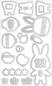 Preview: Doodlebug Design - Stanzschablone "Bunny & Friends " Doodle Dies 