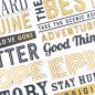 Preview: American Crafts - Aufkleber "Cedar House" Phrase Gold Foil Sticker