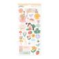 Preview: American Crafts - Aufkleber "Pebbles Sunny Bloom" Icons Gold Foil Sticker