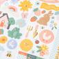 Preview: American Crafts - Aufkleber "Pebbles Sunny Bloom" Icons Gold Foil Sticker