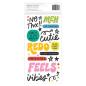 Preview: American Crafts - Aufkleber "Whatevs" Phrase Glossy Puffy Sticker