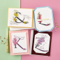 Preview: Spellbinders - Buchdrucktechnik "Every Occasion Floral Alphabet Bundle" BetterPress Plate