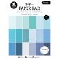 Preview: Studio Light - Designpapier "Shades Of Blue" Paper Pad A5 - 36 Bogen 