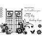 Preview: Creative Expressions - Stempelset "Walk On In" Clear Stamps 15,2x10,16cm