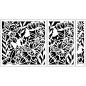 Preview: Creative Expressions - Schablone 14,2x8,5cm "Wings of Wonder" Stencil Design by Jamie Rodgers